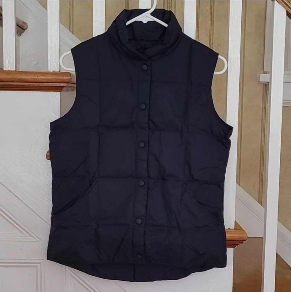 LAND'S END Feather Down Puffer Vest Size XS